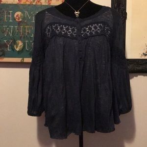 Free People Bohemian Blouse